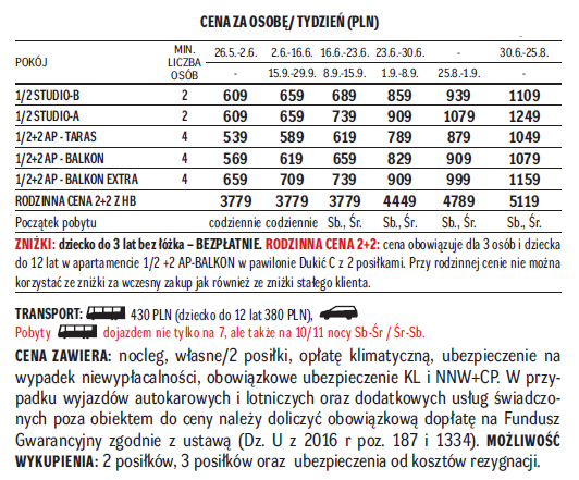 Cennik